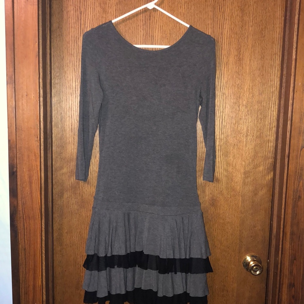 BeBe Heather gray colored dress